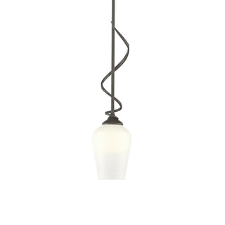 Hubbardton Forge - 183030-SKT-MULT-07-GG0303 - Flora Down Light Mini Pendant - Flora - Dark Smoke