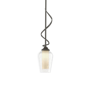 Hubbardton Forge - 183030-SKT-MULT-07-ZS0354 - Flora Down Light Mini Pendant - Flora - Dark Smoke