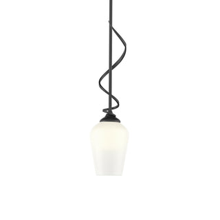 Hubbardton Forge - 183030-SKT-MULT-10-GG0303 - Flora Down Light Mini Pendant - Flora - Black