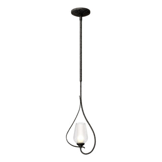 Hubbardton Forge - 183050-SKT-MULT-20-ZS0354 - Flora Up Light Mini Pendant - Flora - Natural Iron