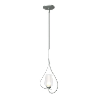 Hubbardton Forge - 183050-SKT-MULT-82-ZS0354 - Flora Up Light Mini Pendant - Flora - Vintage Platinum