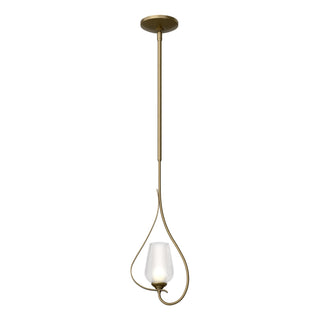 Hubbardton Forge - 183050-SKT-MULT-84-ZS0354 - Flora Up Light Mini Pendant - Flora - Soft Gold
