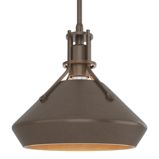 Hubbardton Forge - 184251-SKT-MULT-05-05 - Henry with Chamfer Pendant - Henry - Bronze