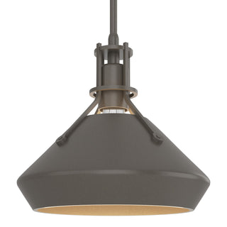 Hubbardton Forge - 184251-SKT-MULT-07-07 - Henry with Chamfer Pendant - Henry - Dark Smoke
