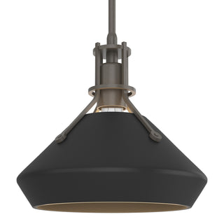 Hubbardton Forge - 184251-SKT-MULT-07-10 - Henry with Chamfer Pendant - Henry - Dark Smoke