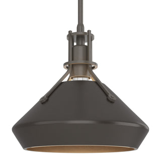Hubbardton Forge - 184251-SKT-MULT-07-14 - Henry with Chamfer Pendant - Henry - Dark Smoke