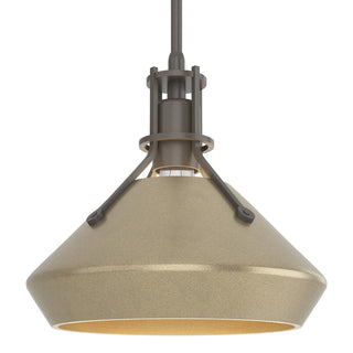 Hubbardton Forge - 184251-SKT-MULT-07-84 - Henry with Chamfer Pendant - Henry - Dark Smoke