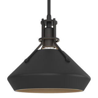 Hubbardton Forge - 184251-SKT-MULT-10-10 - Henry with Chamfer Pendant - Henry - Black