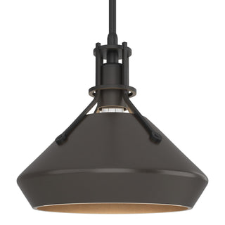 Hubbardton Forge - 184251-SKT-MULT-10-14 - Henry with Chamfer Pendant - Henry - Black
