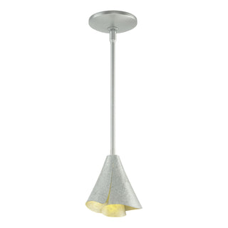 Hubbardton Forge - 184500-SKT-MULT-82 - Mobius Steel Shade Mini Pendant - Mobius - Vintage Platinum