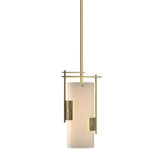 Hubbardton Forge - 185400-SKT-MULT-86-GG0075 - Fullered Impressions Mini Pendant - Fullered Impressions - Modern Brass