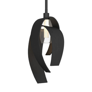 Hubbardton Forge - 186530-SKT-MULT-10-YE0377 - Corona Large Mini Pendant - Corona - Black