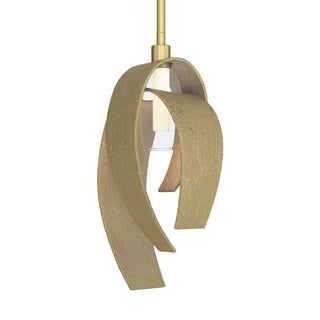 Hubbardton Forge - 186530-SKT-MULT-86-YE0377 - Corona Large Mini Pendant - Corona - Modern Brass