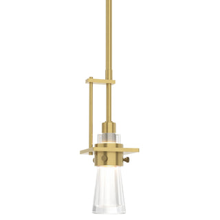 Hubbardton Forge - 187100-SKT-MULT-86-ZM0343 - Erlenmeyer Small Mini Pendant - Erlenmeyer - Modern Brass