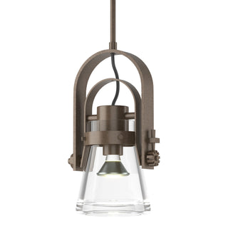 Hubbardton Forge - 187200-SKT-MULT-05-ZM0467 - Erlenmeyer Large Mini Pendant - Erlenmeyer - Bronze