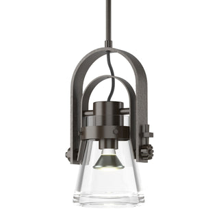 Hubbardton Forge - 187200-SKT-MULT-14-ZM0467 - Erlenmeyer Large Mini Pendant - Erlenmeyer - Oil Rubbed Bronze