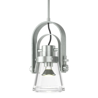 Hubbardton Forge - 187200-SKT-MULT-82-ZM0467 - Erlenmeyer Large Mini Pendant - Erlenmeyer - Vintage Platinum