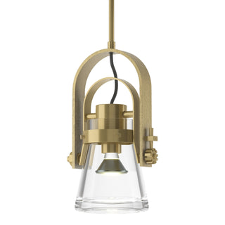 Hubbardton Forge - 187200-SKT-MULT-86-ZM0467 - Erlenmeyer Large Mini Pendant - Erlenmeyer - Modern Brass