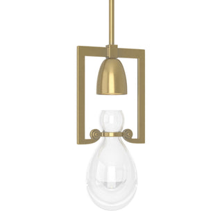 Hubbardton Forge - 187520-SKT-MULT-86-ZM0572 - Apothecary Mini Pendant - Apothecary - Modern Brass