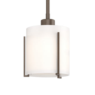 Hubbardton Forge - 187650-SKT-MULT-05-GG0140 - Exos Small Mini Pendant - Exos Glass - Bronze