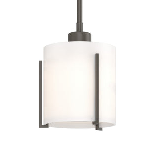Hubbardton Forge - 187650-SKT-MULT-07-GG0140 - Exos Small Mini Pendant - Exos Glass - Dark Smoke