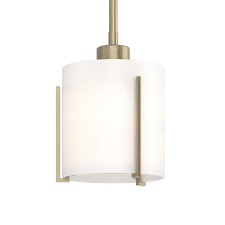 Hubbardton Forge - 187650-SKT-MULT-84-GG0140 - Exos Small Mini Pendant - Exos Glass - Soft Gold