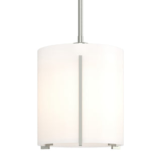 Hubbardton Forge - 187660-SKT-MULT-85-GG0137 - Exos Large Mini Pendant - Exos Glass - Sterling
