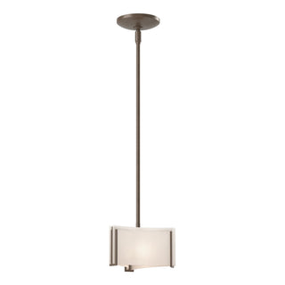Hubbardton Forge - 188100-SKT-MULT-05-BB0156 - Exos Delta Mini Pendant - Exos Glass - Bronze