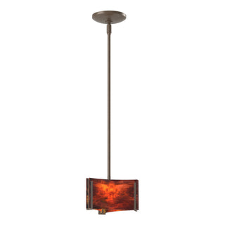 Hubbardton Forge - 188100-SKT-MULT-05-ZB0156 - Exos Delta Mini Pendant - Exos Glass - Bronze