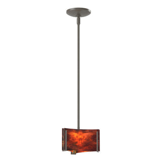 Hubbardton Forge - 188100-SKT-MULT-07-ZB0156 - Exos Delta Mini Pendant - Exos Glass - Dark Smoke