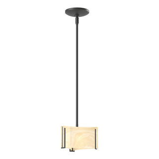 Hubbardton Forge - 188100-SKT-MULT-10-AA0156 - Exos Delta Mini Pendant - Exos Glass - Black