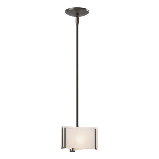 Hubbardton Forge - 188100-SKT-MULT-14-BB0156 - Exos Delta Mini Pendant - Exos Glass - Oil Rubbed Bronze