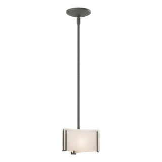 Hubbardton Forge - 188100-SKT-MULT-20-BB0156 - Exos Delta Mini Pendant - Exos Glass - Natural Iron