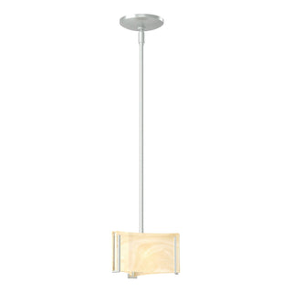 Hubbardton Forge - 188100-SKT-MULT-82-AA0156 - Exos Delta Mini Pendant - Exos Glass - Vintage Platinum