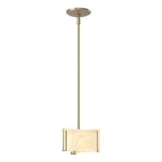 Hubbardton Forge - 188100-SKT-MULT-84-AA0156 - Exos Delta Mini Pendant - Exos Glass - Soft Gold