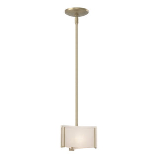Hubbardton Forge - 188100-SKT-MULT-84-BB0156 - Exos Delta Mini Pendant - Exos Glass - Soft Gold