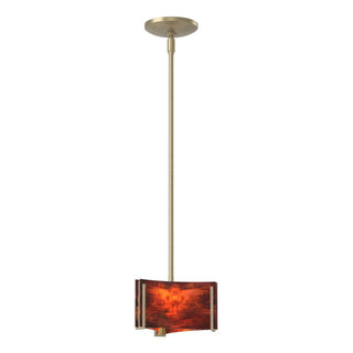 Hubbardton Forge - 188100-SKT-MULT-84-ZB0156 - Exos Delta Mini Pendant - Exos Glass - Soft Gold