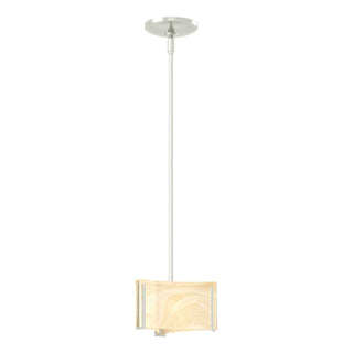 Hubbardton Forge - 188100-SKT-MULT-85-AA0156 - Exos Delta Mini Pendant - Exos Glass - Sterling