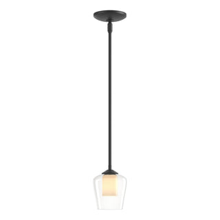 Hubbardton Forge - 188600-SKT-MULT-10-ZU0291 - Simple Mini Pendant - Simple Lines - Black