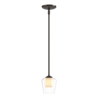 Hubbardton Forge - 188600-SKT-MULT-14-ZU0291 - Simple Mini Pendant - Simple Lines - Oil Rubbed Bronze