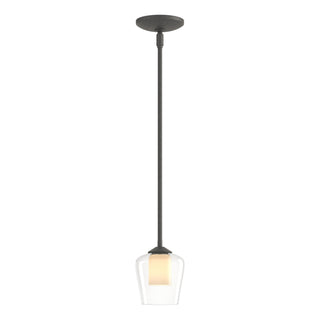 Hubbardton Forge - 188600-SKT-MULT-20-ZU0291 - Simple Mini Pendant - Simple Lines - Natural Iron