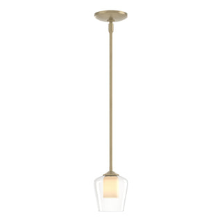 Hubbardton Forge - 188600-SKT-MULT-84-ZU0291 - Simple Mini Pendant - Simple Lines - Soft Gold