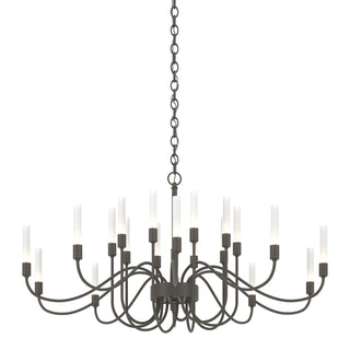 Hubbardton Forge - 192043-SKT-07 - Lisse 20 Arm Chandelier - Lisse - Dark Smoke
