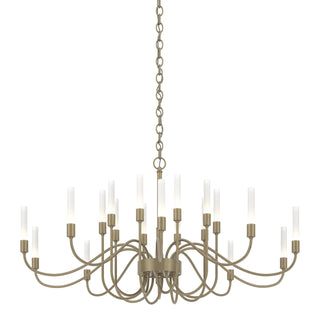 Hubbardton Forge - 192043-SKT-84 - Lisse 20 Arm Chandelier - Lisse - Soft Gold