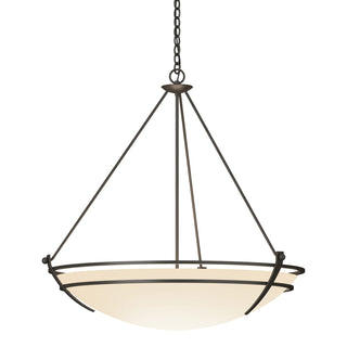 Hubbardton Forge - 194431-SKT-07-GG0170 - Presidio Tryne Large Scale Pendant - Tryne - Dark Smoke