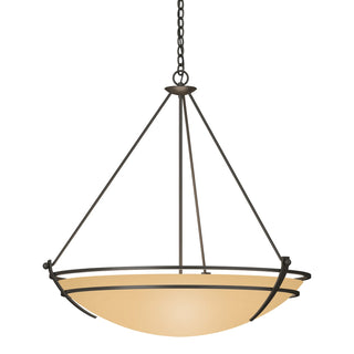 Hubbardton Forge - 194431-SKT-07-SS0170 - Presidio Tryne Large Scale Pendant - Tryne - Dark Smoke