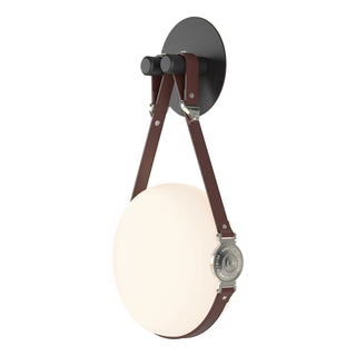 Hubbardton Forge - 201030-LED-10-24-LB-HF-GG0672 - Derby LED Sconce - Derby - Black