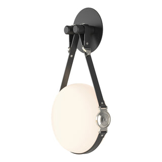 Hubbardton Forge - 201030-LED-10-24-LK-NL-GG0672 - Derby LED Sconce - Derby - Black