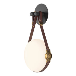 Hubbardton Forge - 201030-LED-10-27-LB-NL-GG0672 - Derby LED Sconce - Derby - Black