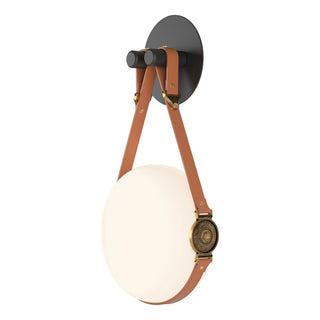Hubbardton Forge - 201030-LED-10-27-LC-HF-GG0672 - Derby LED Sconce - Derby - Black